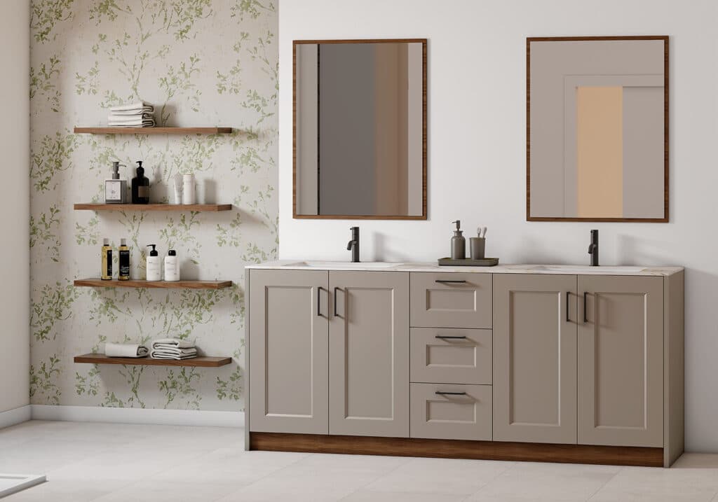Mueble baño Nantes Garbianti - vista general con doble lavabo